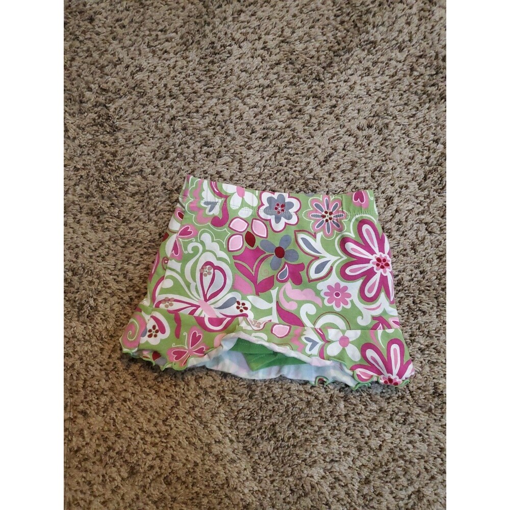 Girl's The Children's Place 24 month green flowers skirt